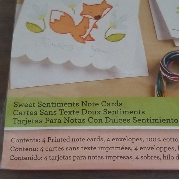 Plaid Bucilla Paper Stitching Note Cards - Picture 7 of 11